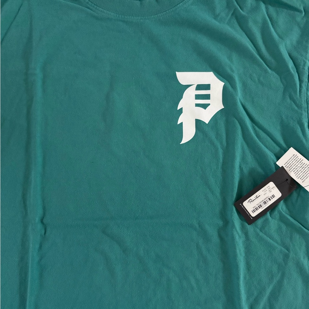 Primitive Teal Logo Tee